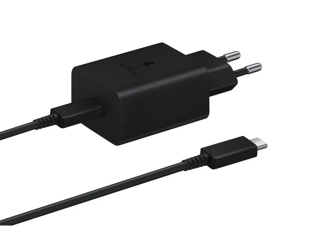 Carregador Samsung EP-T4511 45W USB-C Super Fast Charging Preto + Cabo USB-C 1.8m